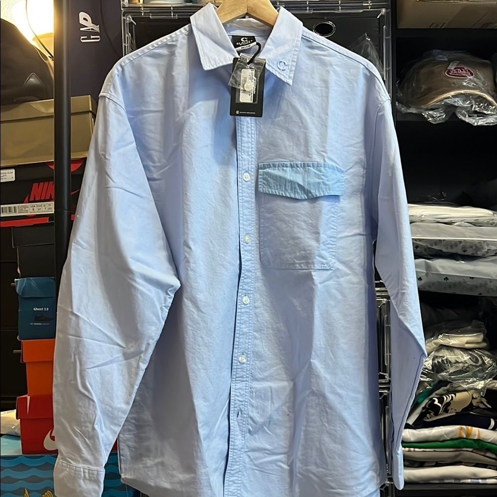Clottee Shirt Nylon Pocket Flap
